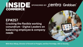 Podcast discussing flexible working policies in ecommerce